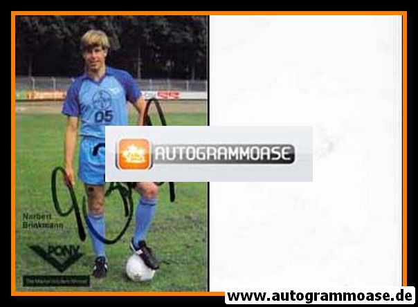 Autogramm Fussball | KFC Uerdingen 05 | 1983 | Norbert BRINKMANN