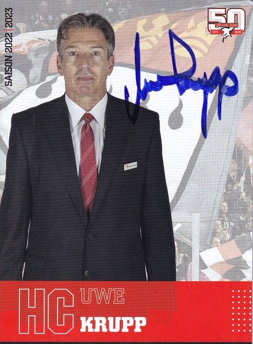 Autogramm Eishockey | Kölner Haie | 2022 | Uwe KRUPP