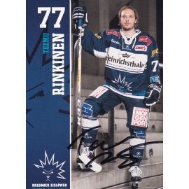 Autogramm Eishockey | Dresdner Eislöwen | 2016 | Teemu RINKINEN