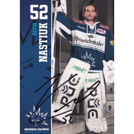 Autogramm Eishockey | Dresdner Eislöwen | 2016 | Kevin NASTIUK