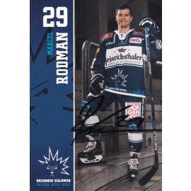 Autogramm Eishockey | Dresdner Eislöwen | 2016 | Marcel RODMAN