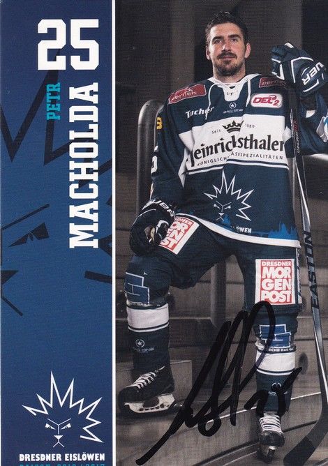 Autogramm Eishockey | Dresdner Eislöwen | 2016 | Petr MACHOLDA