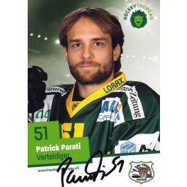 Autogramm Eishockey | Hockey Thurgau | 2016 | Patrick PARATI