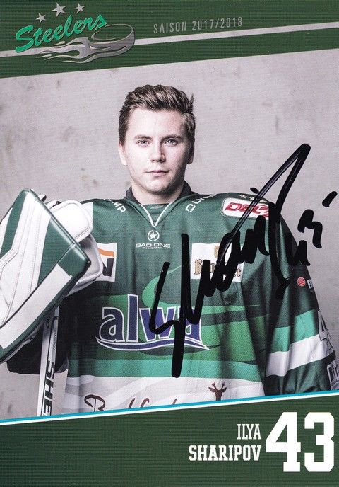 Autogramm Eishockey | SC Bietigheim Steelers | 2017 | Ilya SHARIPOV