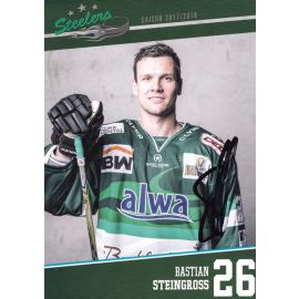 Autogramm Eishockey | SC Bietigheim Steelers | 2017 | Bastian STEINGROSS