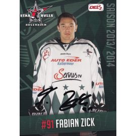 Autogramm Eishockey | Starbulls Rosenheim | 2013 | Fabian ZICK