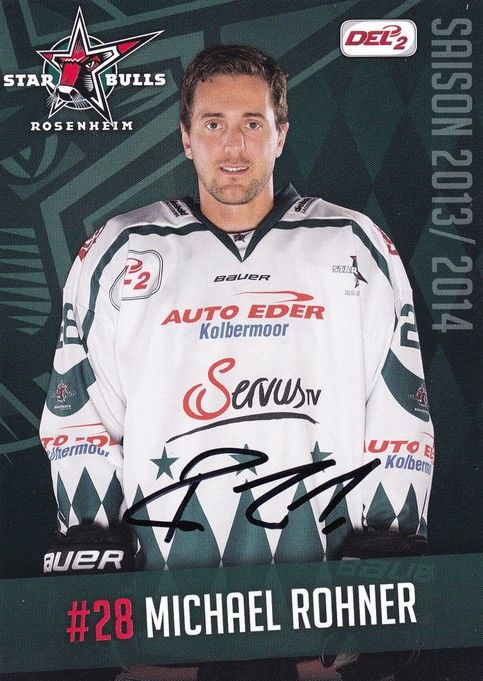 Autogramm Eishockey | Starbulls Rosenheim | 2013 | Michael ROHNER