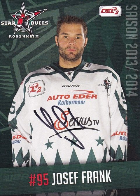 Autogramm Eishockey | Starbulls Rosenheim | 2013 | Josef FRANK
