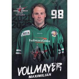 Autogramm Eishockey | Starbulls Rosenheim | 2021 | Maximilian VOLLMAYER