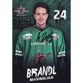Autogramm Eishockey | Starbulls Rosenheim | 2021 | Maximilian BRANDL