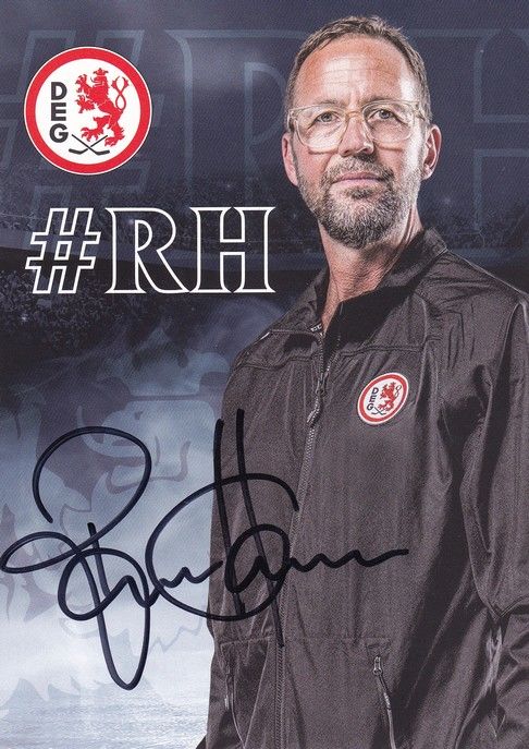 Autogramm Eishockey | Düsseldorfer EG | 2022 | Roger HANSSON