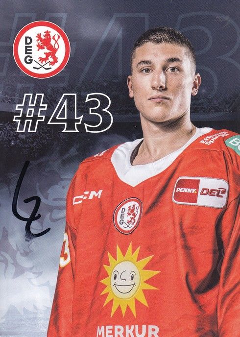 Autogramm Eishockey | Düsseldorfer EG | 2022 | Luca ZITTERBART