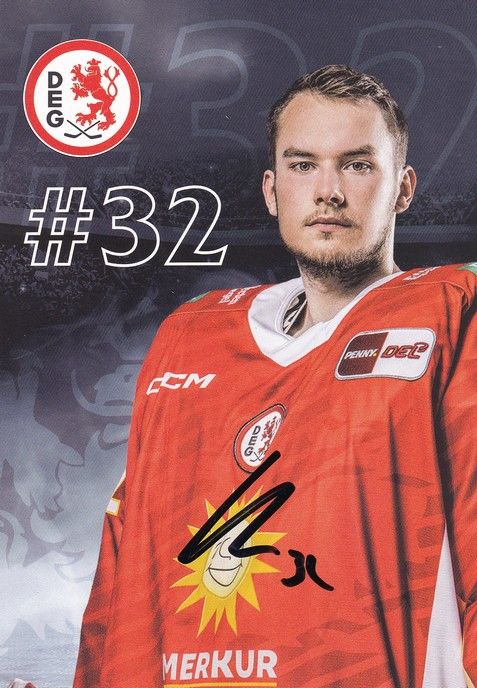 Autogramm Eishockey | Düsseldorfer EG | 2022 | Hendrik HANE