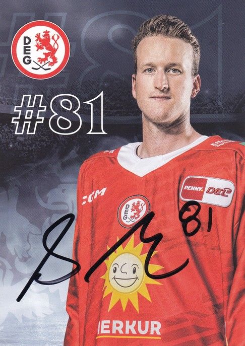 Autogramm Eishockey | Düsseldorfer EG | 2022 | Stephaen MacAULAY