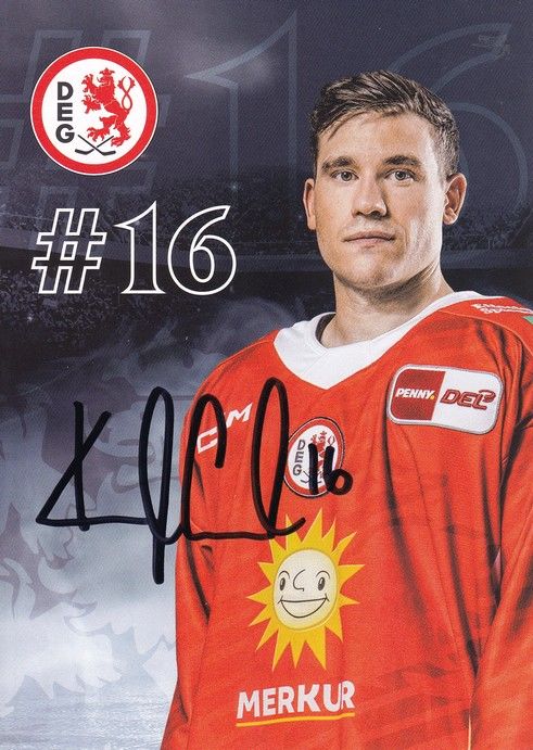 Autogramm Eishockey | Düsseldorfer EG | 2022 | Kyle CUMISKEY