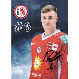 Autogramm Eishockey | Düsseldorfer EG | 2022 | Justus BÖTTNER