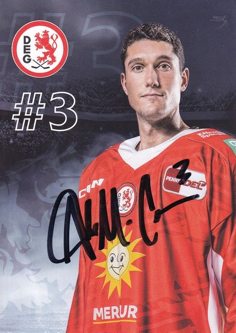 Autogramm Eishockey | Düsseldorfer EG | 2022 | Alec McCREA