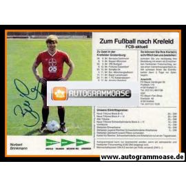Autogramm Fussball | KFC Uerdingen 05 | 1984 | Norbert BRINKMANN
