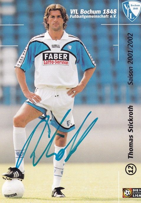 Autogramm Fussball | VfL Bochum | 2001 | Thomas STICKROTH