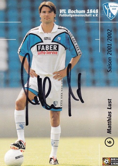 Autogramm Fussball | VfL Bochum | 2001 | Matthias LUST 
