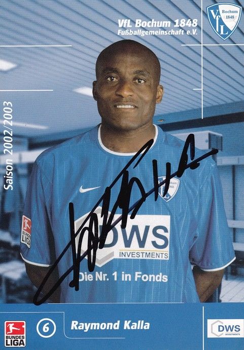 Autogramm Fussball | VfL Bochum | 2002 DWS | Raymond KALLA