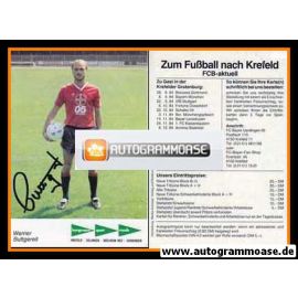 Autogramm Fussball | KFC Uerdingen 05 | 1984 | Werner BUTTGEREIT