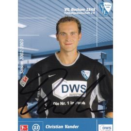 Autogramm Fussball | VfL Bochum | 2002 DWS | Christian VANDER