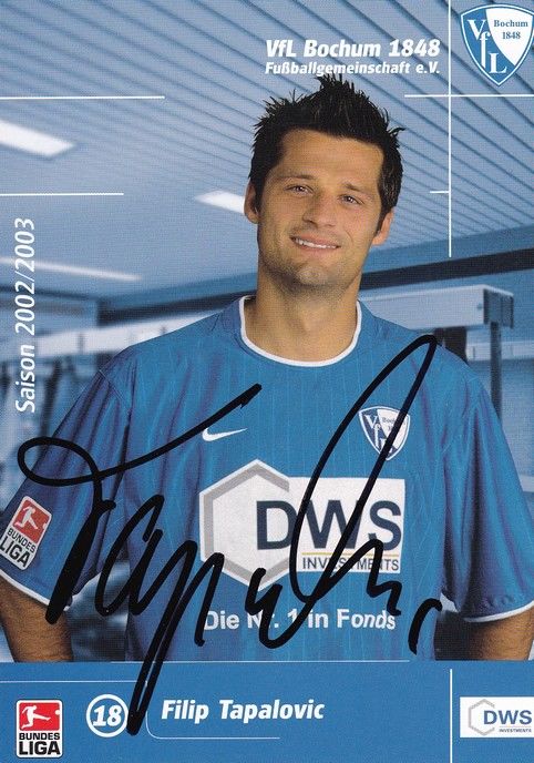 Autogramm Fussball | VfL Bochum | 2002 DWS | Filip TAPALOVIC