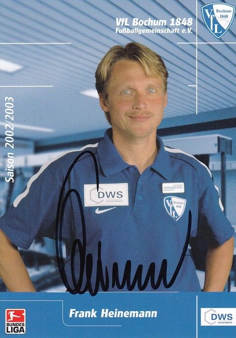 Autogramm Fussball | VfL Bochum | 2002 DWS | Frank HEINEMANN