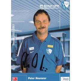 Autogramm Fussball | VfL Bochum | 2002 DWS | Peter NEURURER