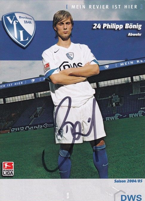 Autogramm Fussball | VfL Bochum | 2004 | Philipp BÖNIG