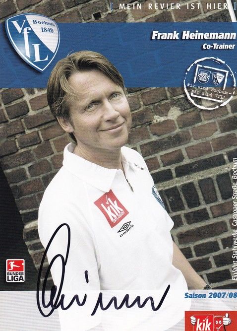 Autogramm Fussball | VfL Bochum | 2007 | Frank HEINEMANN 