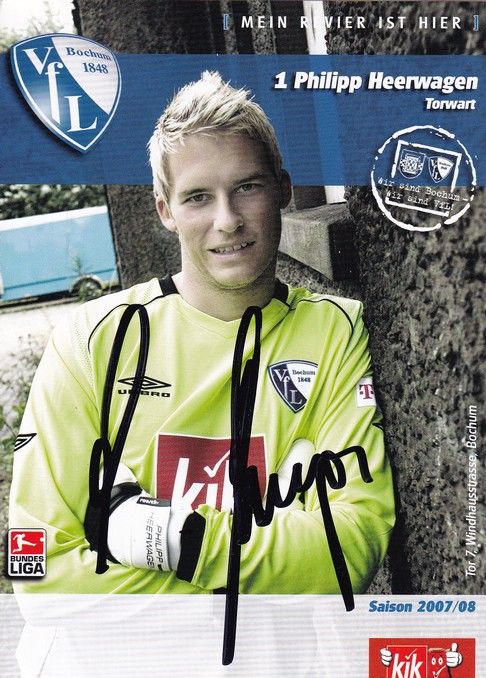 Autogramm Fussball | VfL Bochum | 2007 | Philipp HEERWAGEN