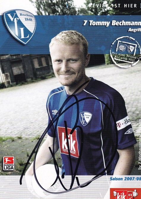 Autogramm Fussball | VfL Bochum | 2007 | Tommy BECHMANN