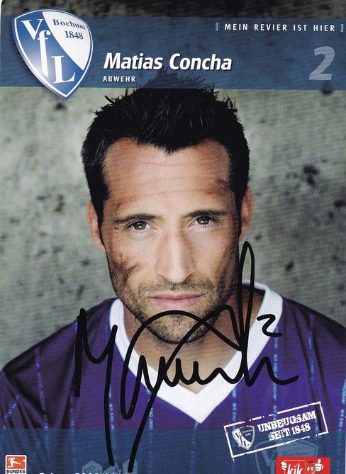 Autogramm Fussball | VfL Bochum | 2008 | Matias CONCHA