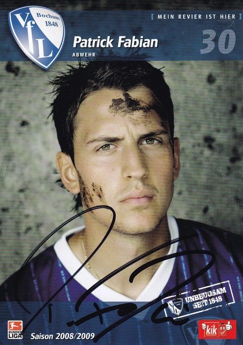 Autogramm Fussball | VfL Bochum | 2008 | Patrick FABIAN