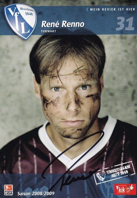 Autogramm Fussball | VfL Bochum | 2008 | Rene RENNO