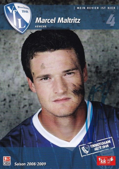 Autogramm Fussball | VfL Bochum | 2008 | Marcel MALTRITZ