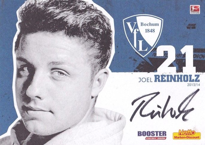 Autogramm Fussball | VfL Bochum | 2013 | Joel REINHOLZ