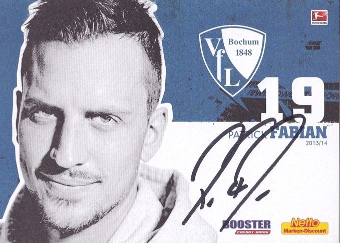 Autogramm Fussball | VfL Bochum | 2013 | Patrick FABIAN