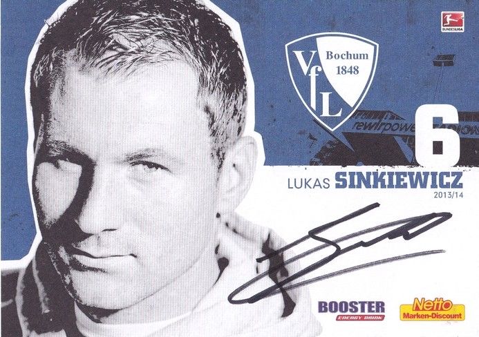 Autogramm Fussball | VfL Bochum | 2013 | Lukas SINKIEWICZ