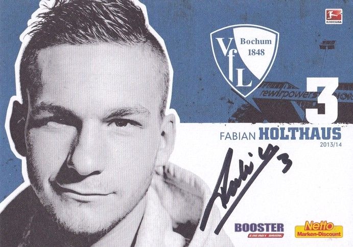 Autogramm Fussball | VfL Bochum | 2013 | Fabian HOLTHAUS