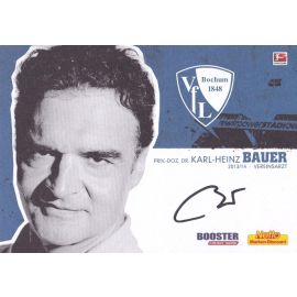 Autogramm Fussball | VfL Bochum | 2013 | Dr. Karl-Heinz BAUER