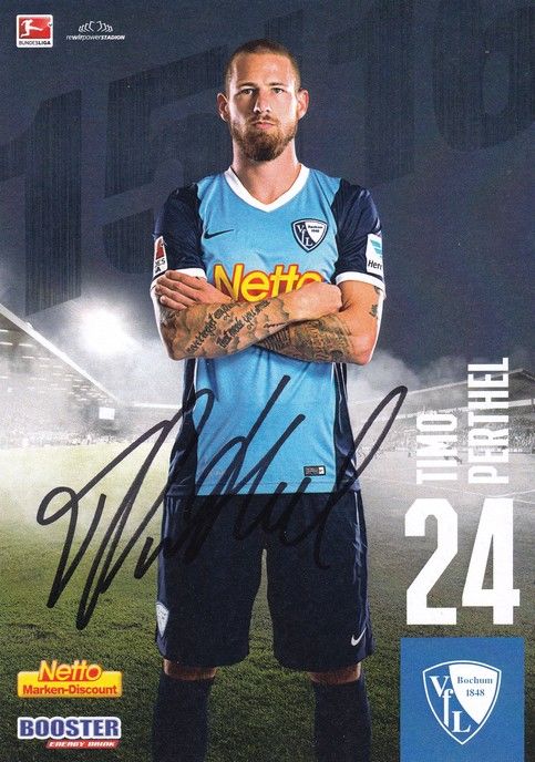 Autogramm Fussball | VfL Bochum | 2015 | Timo PERTHEL