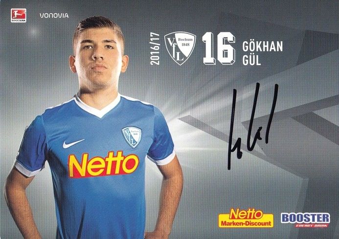 Autogramm Fussball | VfL Bochum | 2016 | Gökhan GÜL
