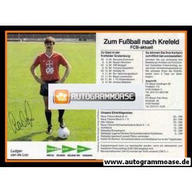 Autogramm Fussball | KFC Uerdingen 05 | 1984 | Ludger VAN DE LOO