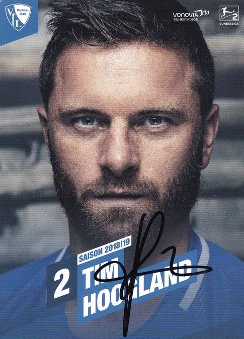 Autogramm Fussball | VfL Bochum | 2018 | Tim HOOGLAND