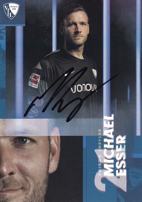 Autogramm Fussball | VfL Bochum | 2021 | Michael ESSER
