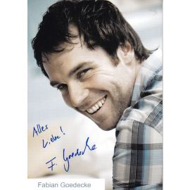 Autogramm Schauspieler | Fabian GOEDECKE | 2010er (Portrait Color) Hehn