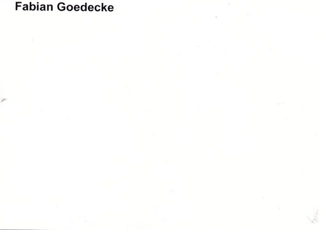 Autogramm Schauspieler | Fabian GOEDECKE | 2010er (Portrait Color) Hehn